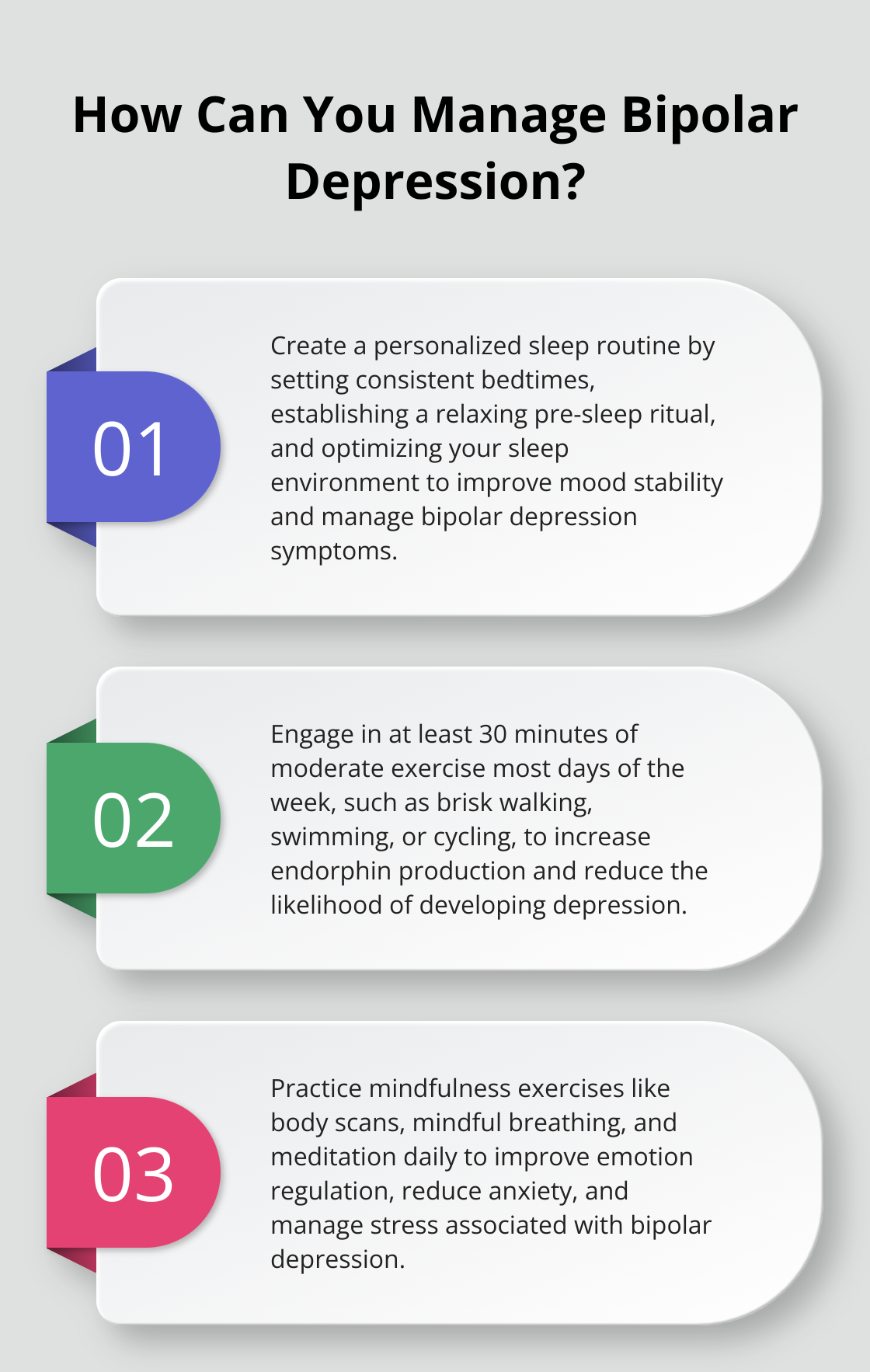 Infographic: How Can You Manage Bipolar Depression?